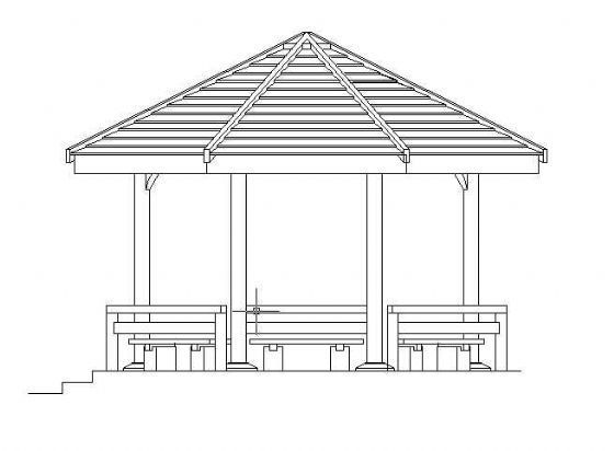 花架cad花架cad平面图高清 第1张 花架cad花架cad平面图高清 第1张