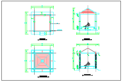 亭子平面图立面图效果图,亭子平面图 第1张 亭子平面图立面图效果图,亭子平面图 第1张