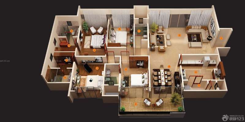 70平房屋设计平面图,房屋设计平面图 第2张 70平房屋设计平面图,房屋设计平面图 第2张