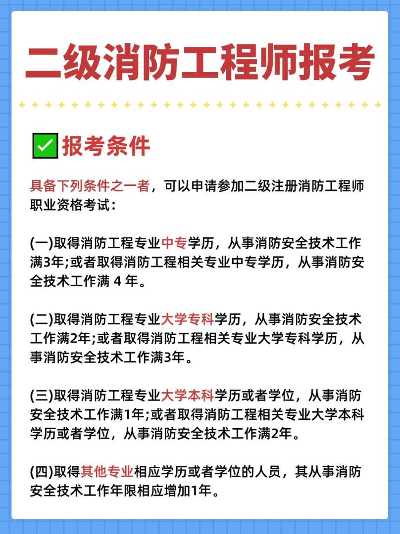 社会人员可以报考,社会人员可以考消防工程师 第2张 社会人员可以报考,社会人员可以考消防工程师 第2张