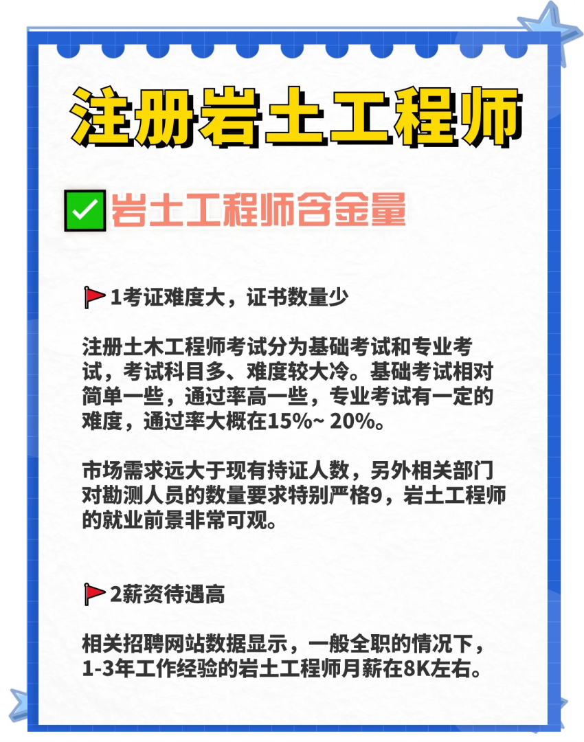 岩土工程师考试资格岩土工程师专业考试资格 第1张 岩土工程师考试资格岩土工程师专业考试资格 第1张