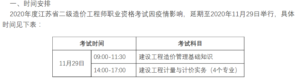 造价工程师2019考试时间,2019一级造价工程师报名条件 第1张 造价工程师2019考试时间,2019一级造价工程师报名条件 第1张