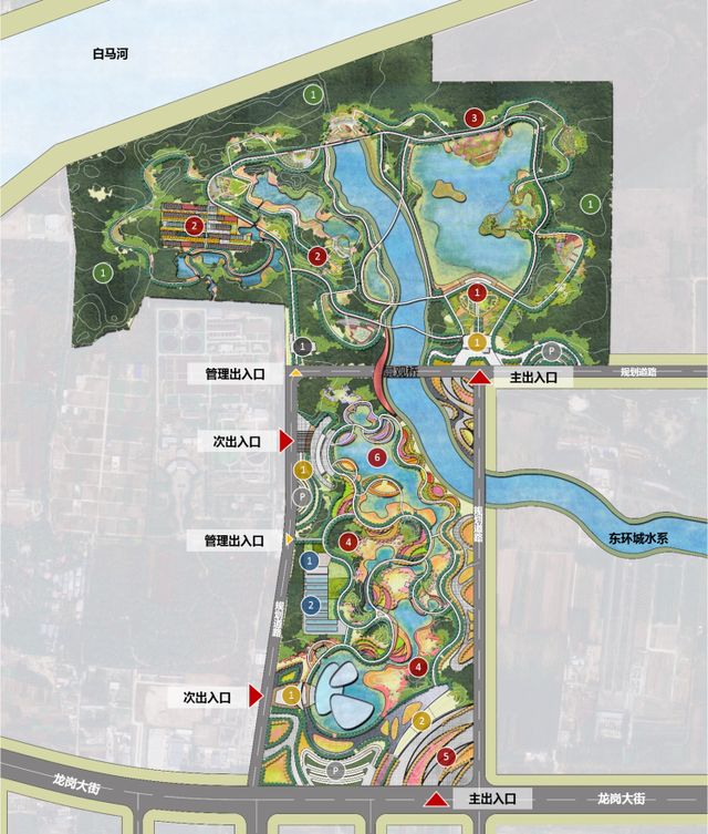 公园平面图手绘公园平面图  第1张