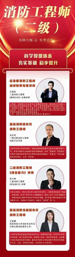 广东二级注册消防工程师二级注册消防工程师报名官网  第1张