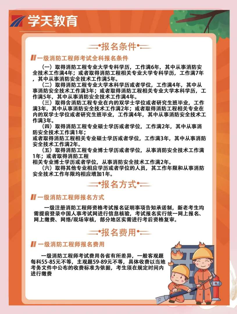 注册一级消防工程师学历要求,注册一级消防工程师一年多少钱  第1张