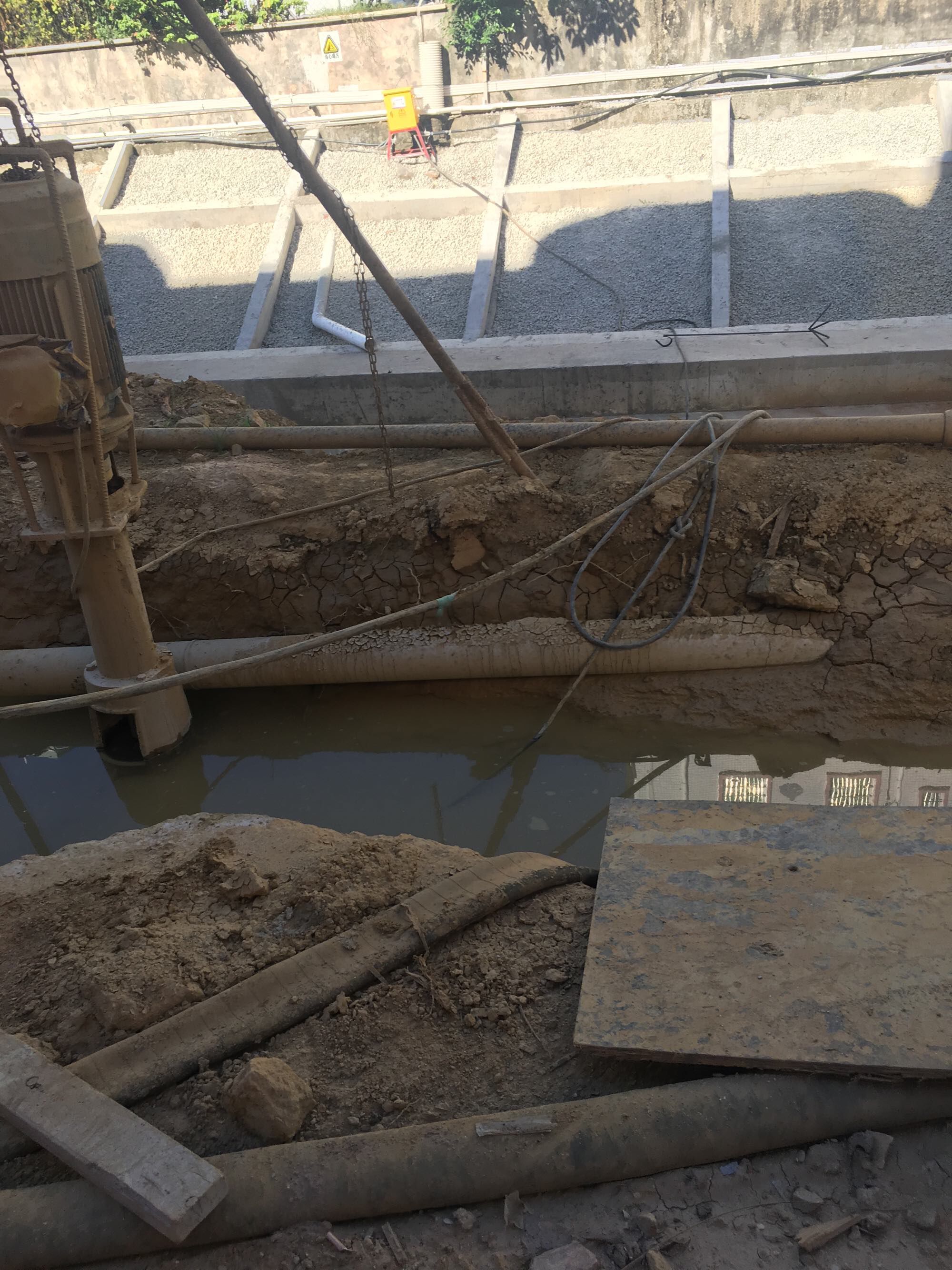 泥浆池警示牌,泥浆池  第2张