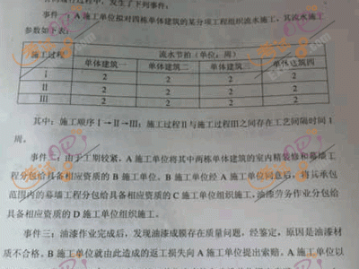 建筑工程一级建造师真题,建筑工程一级建造师真题答案