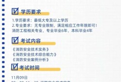 青海一级消防工程师报名时间青海省一级消防工程师报考条件