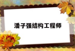 潘子强结构工程师结构工程师证书查询