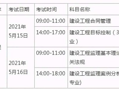 必威betway官网入口考试科目表,监理考试科目安排2022