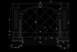 电视墙设计图纸,电视墙设计图纸图片