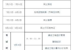 云南二级造价工程师报名入口,云南二级造价工程师报名时间