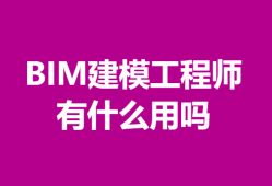 bim工程师有啥用,bim工程师有什么作用